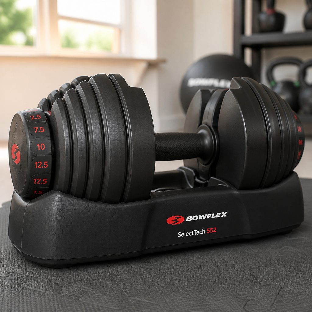 Later Bowflex Results Series models were designed around a full-selection lockout, making correct dial engagement the central part of the user experience.