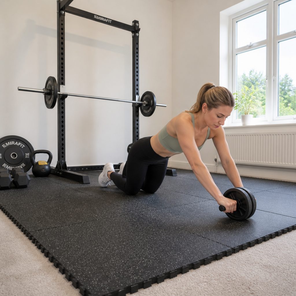 Thicker flooring is a practical investment for upstairs rooms: it makes kneeling work kinder and helps reduce the impact transmitted through the floor.