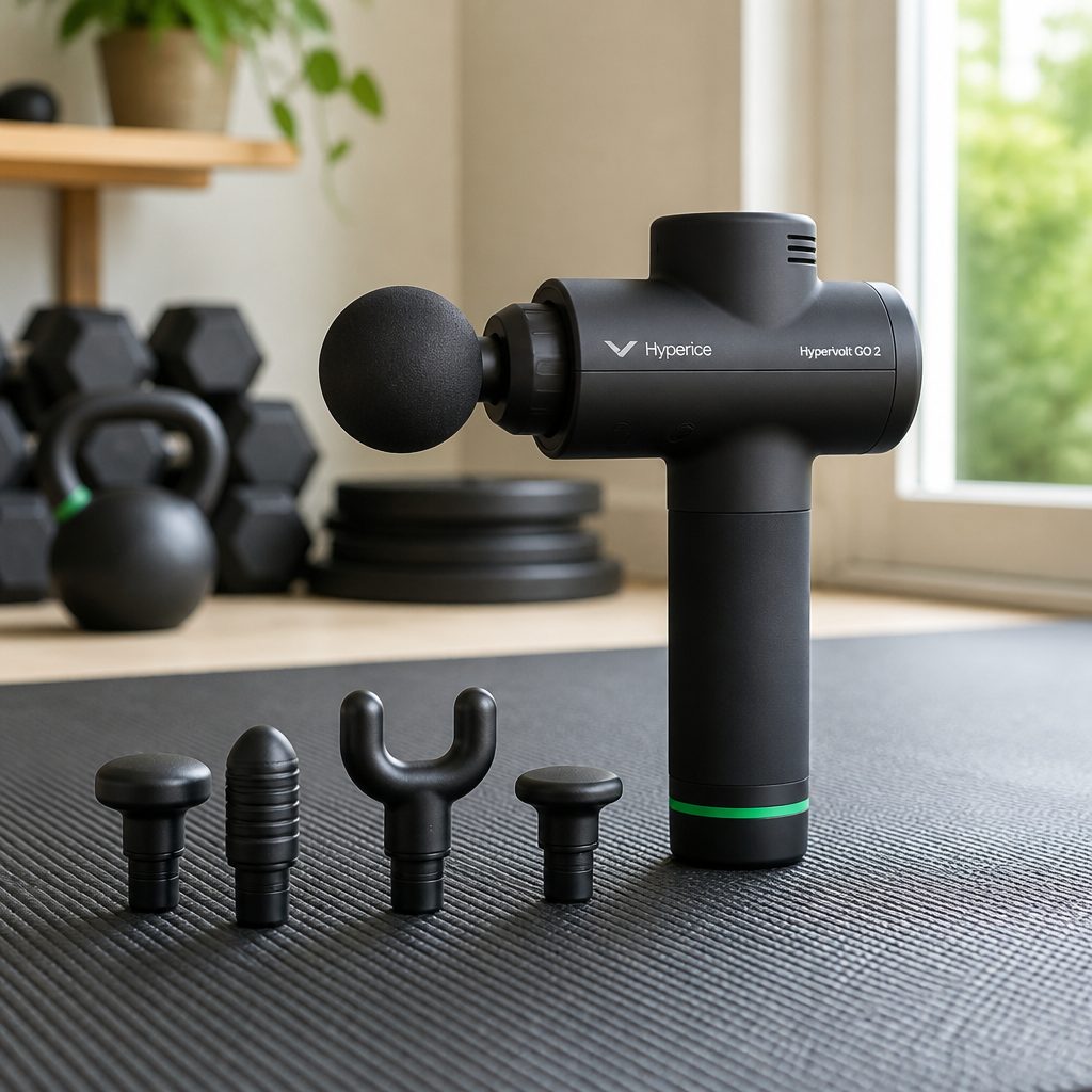 A broad ball attachment is the sensible starting point for glutes, quads and calves; highly focused heads are tools for careful, localised work rather than maximum-pressure bravado.