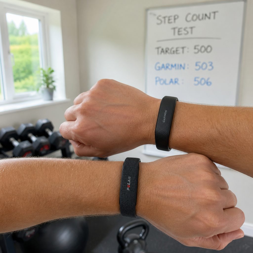 Step-count testing was close rather than flawless: both bands slightly over-counted a 500-step challenge, a useful reminder not to treat any daily total as holy scripture.