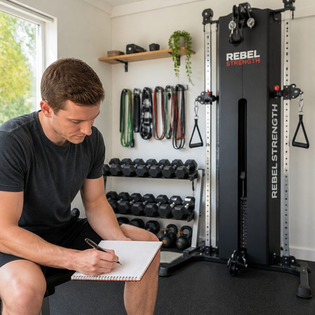 A simple movement audit turns a long list of gym machines into a short list of exercises you can reproduce at home.