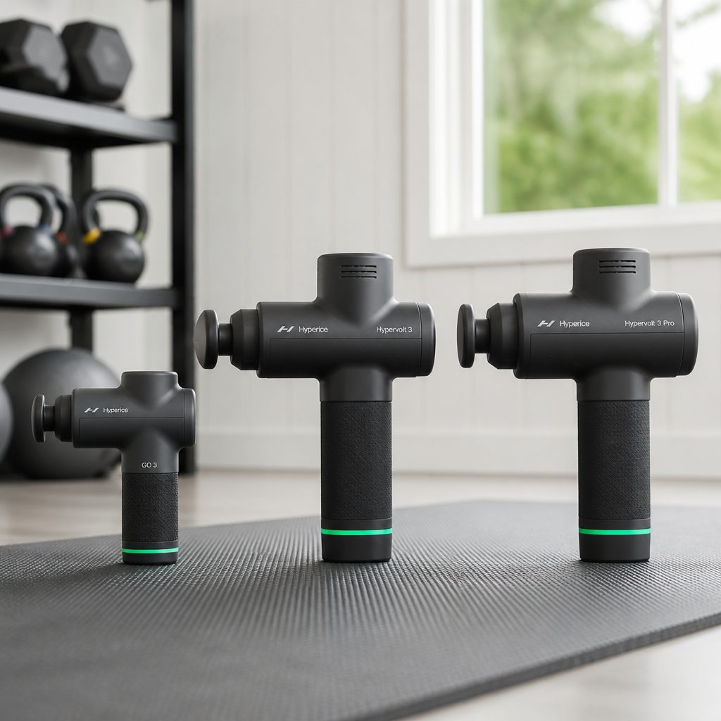 The Hypervolt 3 occupies the useful middle ground in Hyperice's range: more force and reach than the Go 3, but less weight than the 3 Pro.