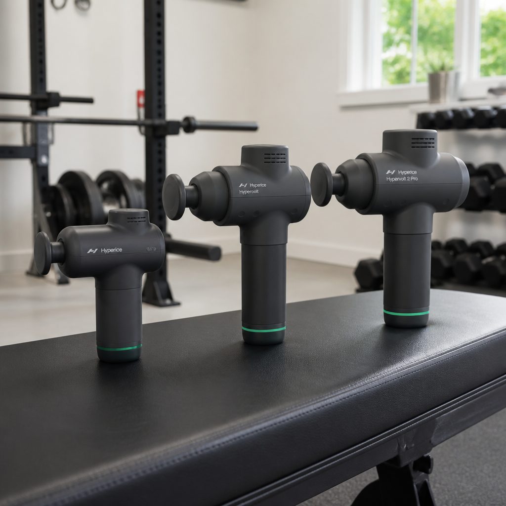 The family comparison made the Go 3's role very clear: choose it for mobility and simple daily use, not because it was the strongest percussion gun Hyperice made.