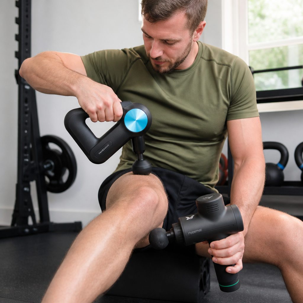 A deep-stroke Theragun is at its most convincing on large working muscles, whilst the Hypervolt approach is easier to keep gentle when that is what the session calls for.