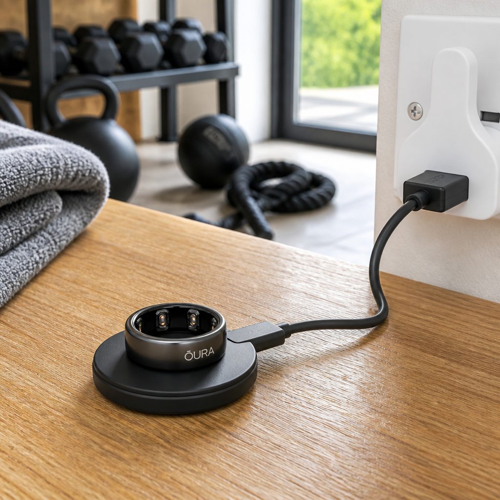The supplied, size-specific USB-C charging dock supported a full recharge in roughly 80 minutes, with a meaningful top-up possible while you make tea and pretend you are organised.