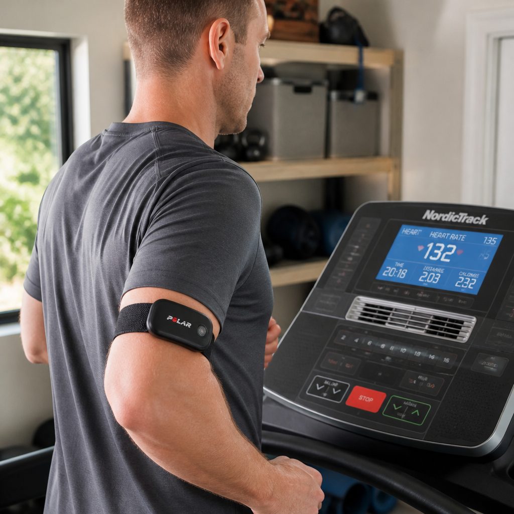 Broadcast capability matters most when a recovery band must also feed live heart-rate data to the watch, treadmill or training device you already use.