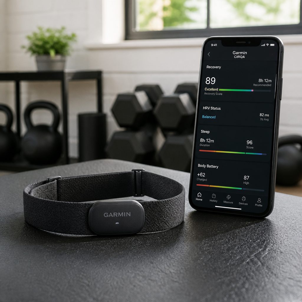 Garmin CIRQA's fabric ComfortFit approach is aimed at all-day and overnight wear, while its app carries the detail rather than a watch face.