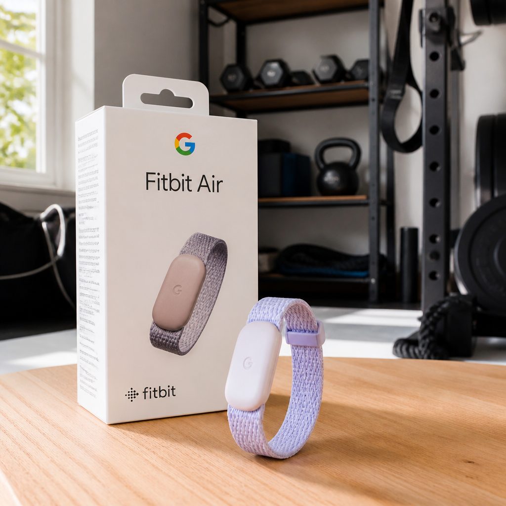 Google Fitbit Air's tiny, screen-free body is aimed squarely at users who want sleep and health data without the feel of wearing a conventional smartwatch overnight.