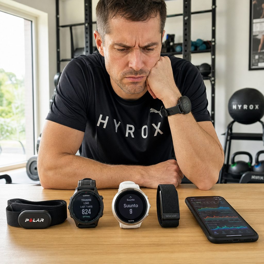 A wearable should make your next training decision clearer, not turn a perfectly good HYROX session into an argument with six different coloured charts.