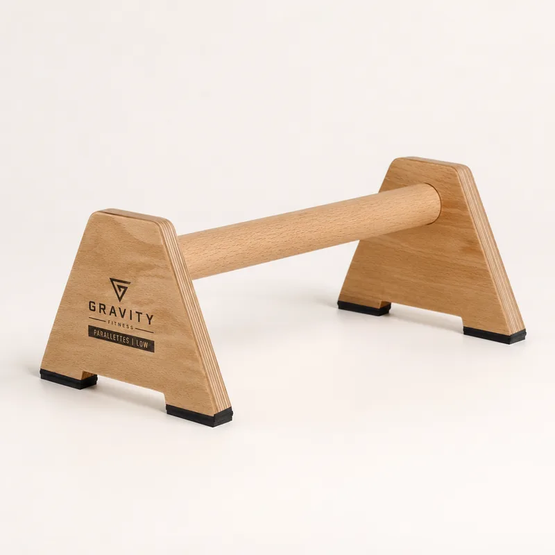 Gravity Fitness Wooden Gymnastics Parallettes Low