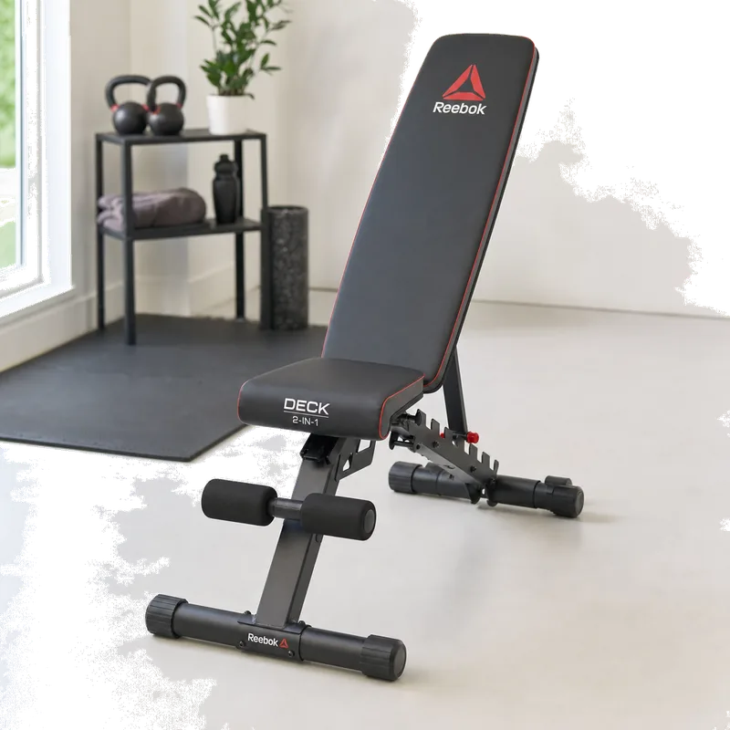 Reebok Deck 2-in-1 Adjustable Workout Bench
