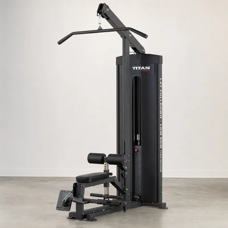 Titan Fitness Lat Pulldown and Low Row Cable Machine