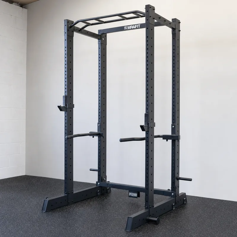 Mirafit M250 Power Rack with Pull Up Bar and Dip Handles