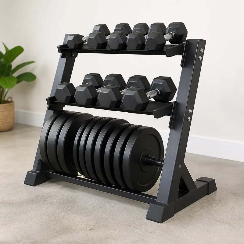 Mirafit M200 Dumbbell and Weight Plate Storage Rack