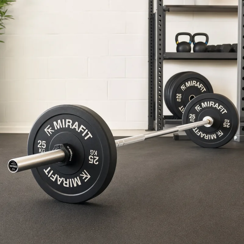 Mirafit M150 Olympic Barbell and Weight Plate Set 100kg