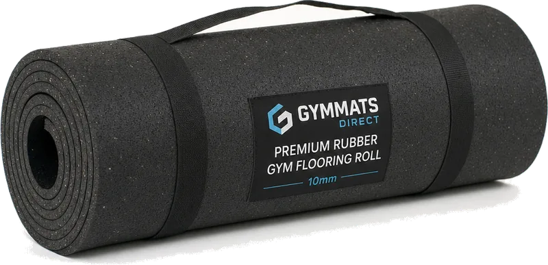 Gymmatsdirect Premium Rubber Gym Flooring Roll 10mm