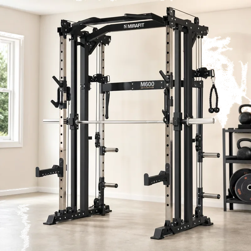 Mirafit M600 Smith Machine with Cable System