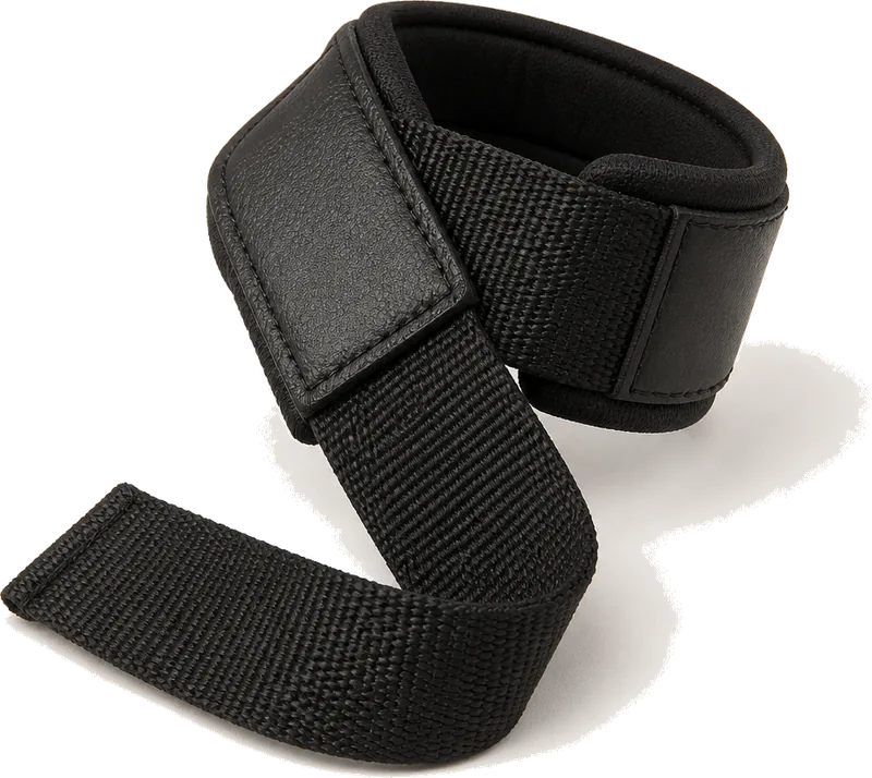 Harbinger WristWrap Padded Leather Lifting Straps