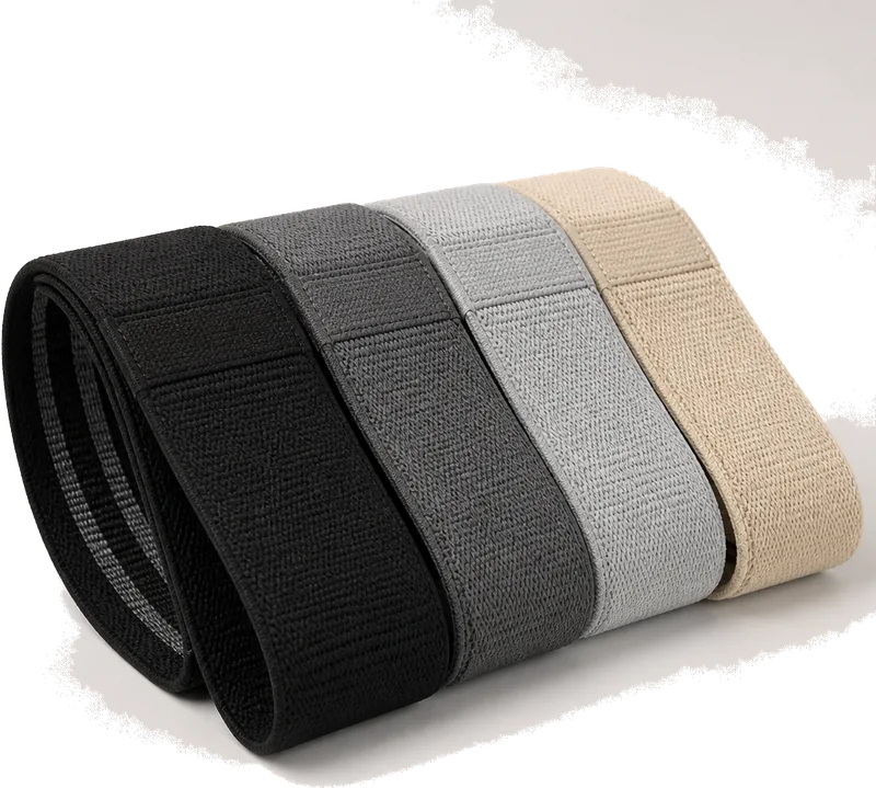 Gymreapers Heavy Duty Fabric Resistance Bands Set of 4