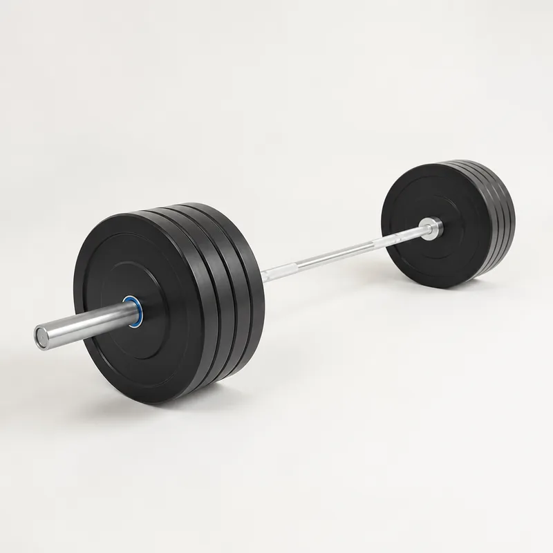Bulldog Gear 20kg Olympic Weightlifting Barbell and Bumper Plate Set 100kg