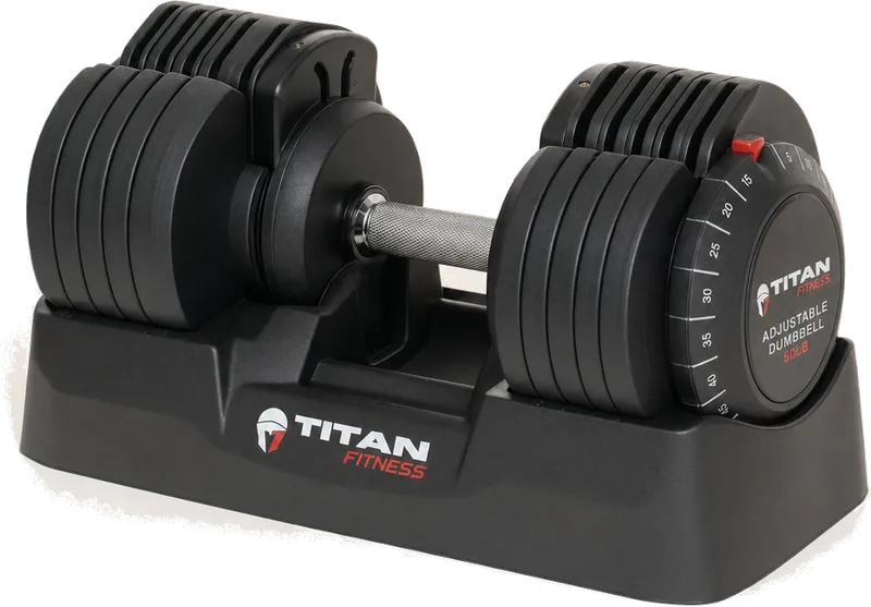 Titan Fitness Adjustable Dumbbell Set 50lb