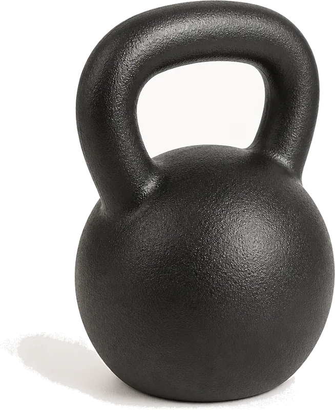 Mirafit Cast Iron Powder Coated Kettlebell 20kg