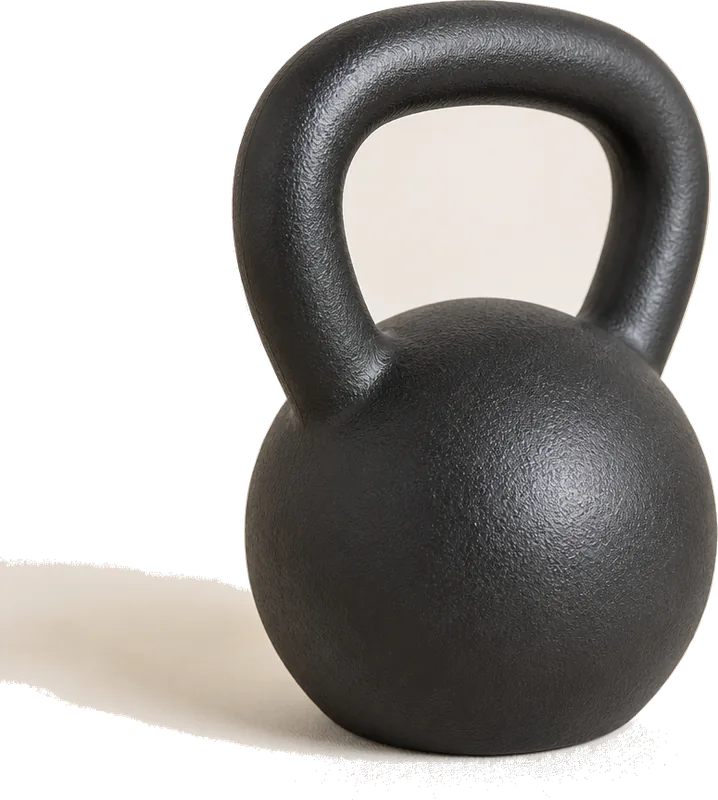 Tru Grit Cast Iron Kettlebell 20kg
